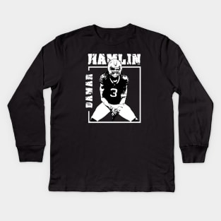 Damar hamlin Kids Long Sleeve T-Shirt